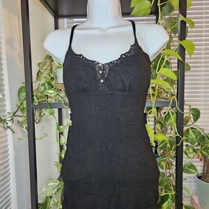 Guess Black Camisole with Lace Detail